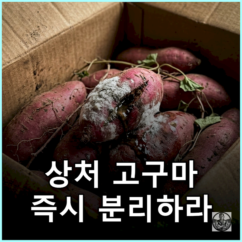 "상처 난 고구마 섞었다간" 멀쩡한 박스까지 썩어버리는 이유