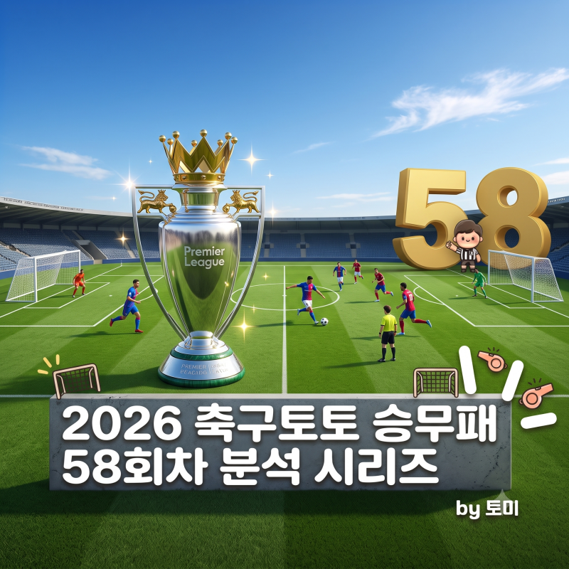 축구토토 승무패 58회차 분석 01