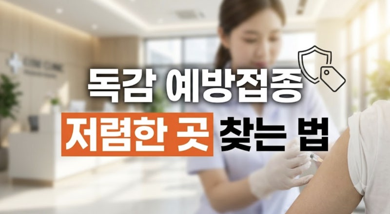 2026 독감 예방접종 가격 비교와 저렴한 곳 찾는 법 (무료 대상·종류·시기 총정리)