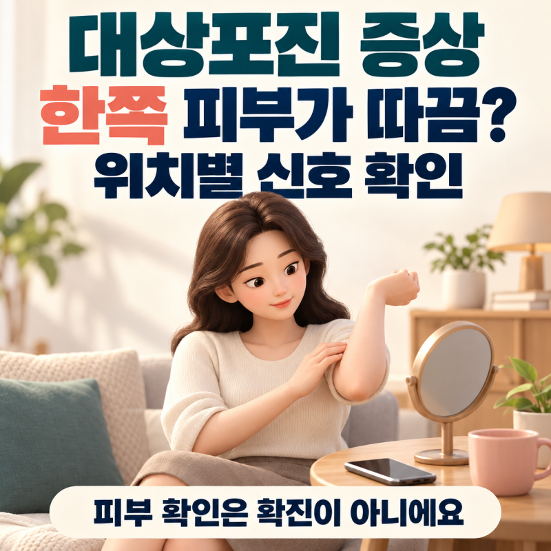 지금 당장 피부 확인하세요! 1분 만에 끝내는 대상포진 증상 위치별 자가진단