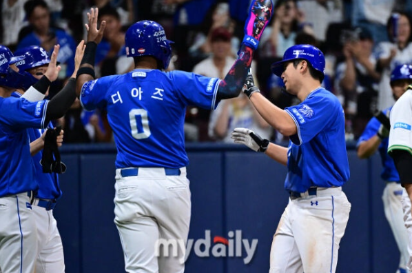 KBO 삼성 파죽의 6연승 디아즈 김영웅 홈런으로 두산 상대로 쉬운 승리