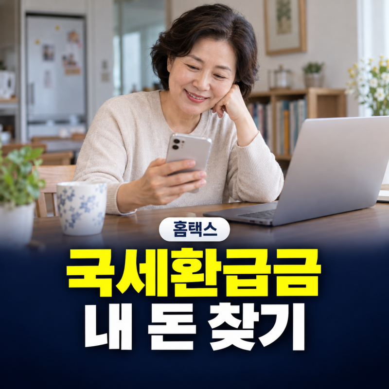 잠자고 있는 내 돈 찾기, 2026년 홈택스 국세환급금 조회 및 간편 수령 백서