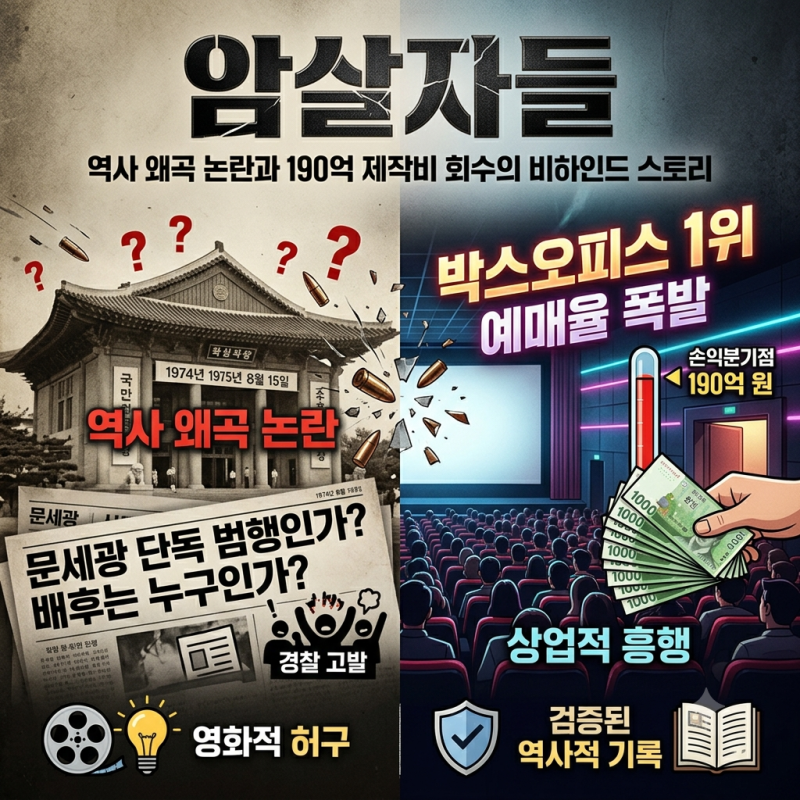 영화 암살자들 역사 왜곡 논란과 190억 제작비 회수의 비하인드 스토리