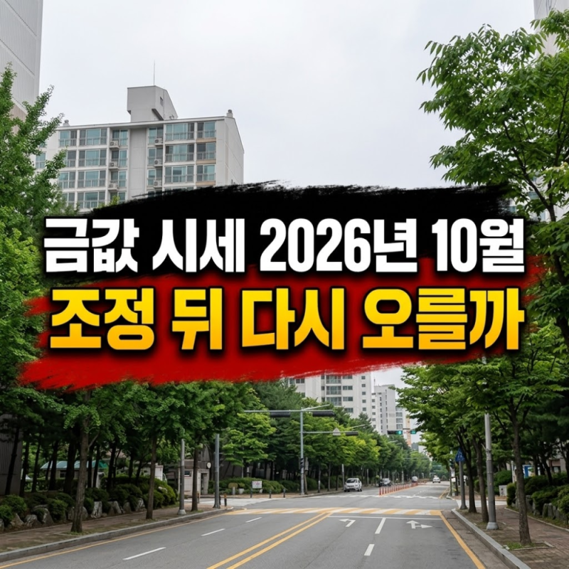 금값 시세 2026년 10월, 4,140달러 조정 뒤 다시 오를까?