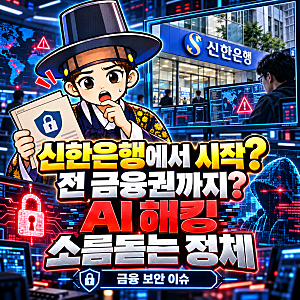 신한은행에서 터졌다더니 결국 전 금융권까지 뚫린 AI 해킹, 소름돋는 정체