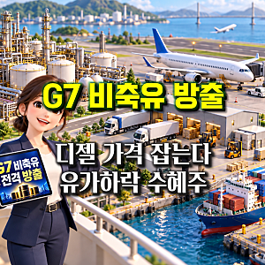 G7 1억 배럴 비축유 방출, 정유주 악재일까? 유가 안정 수혜주와 투자전략