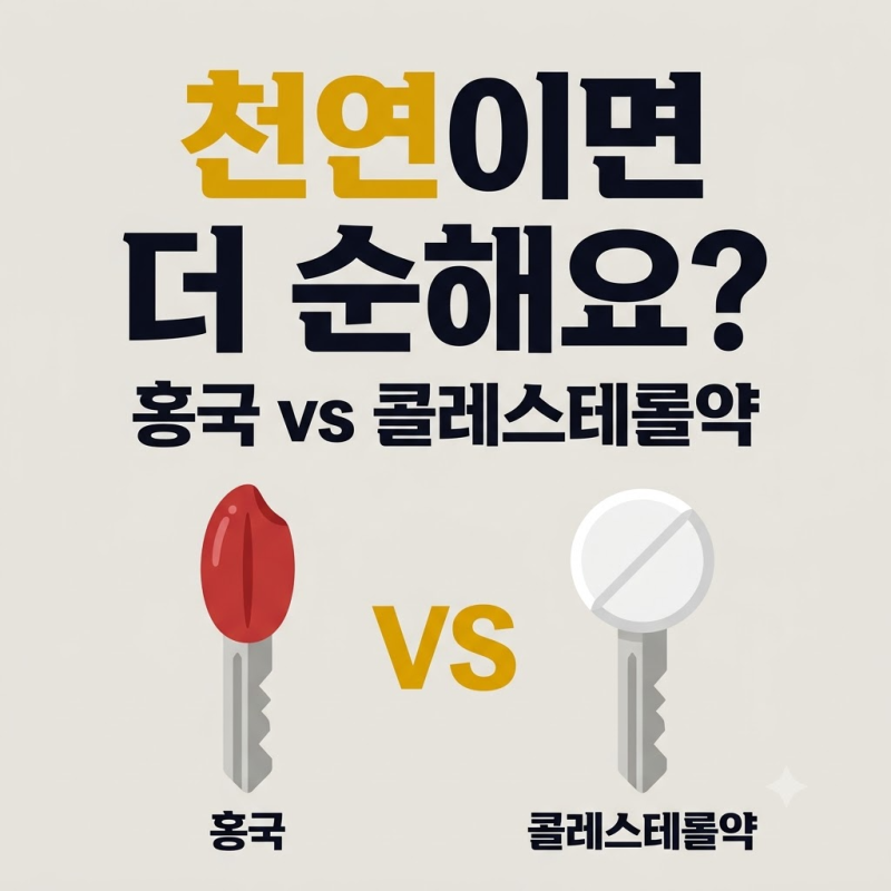 홍국, 천연 발효 쌀인데 콜레스테롤약과 같은 성분입니다