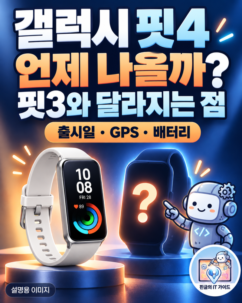 갤럭시 핏4 출시일은 언제? 핏3와 달라지는 점은