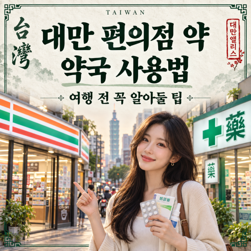 대만 편의점 약 살 수 있을까? 대만 약국 감기약·진통제 구입 방법