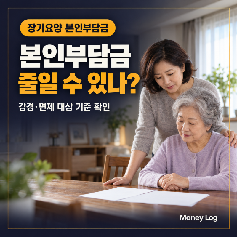 요양등급 받았는데 본인부담금 줄일 수 있을까? 2026 장기요양 감경·면제 대상