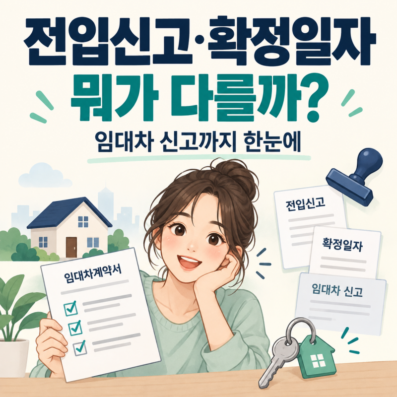 전월세 신고했는데 확정일자 또 받아야 할까? 신고필증 확인법