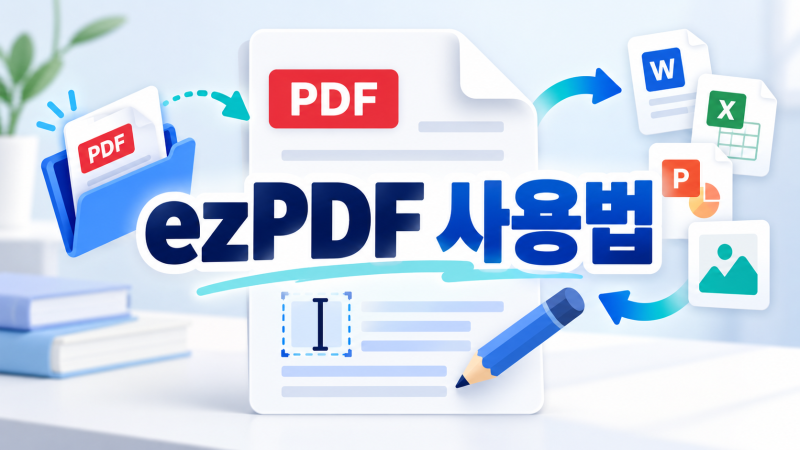 ezPDF 사용법｜PDF 문서 열기·편집·변환하는 방법