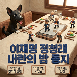 이재명 정청래 '내란의 밤 동지' 답글, 왜 직접 나섰나?