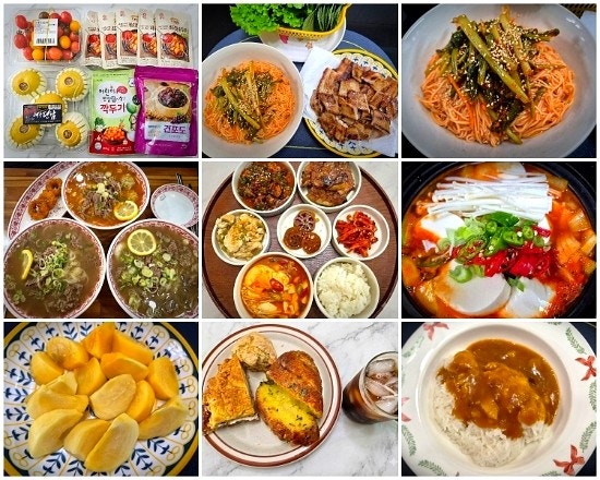 임주부네 4인 가족 주말 현실 집밥 메뉴/ 순두부찌개, 리틀하노이, 삼겹살, 열무비빔국수