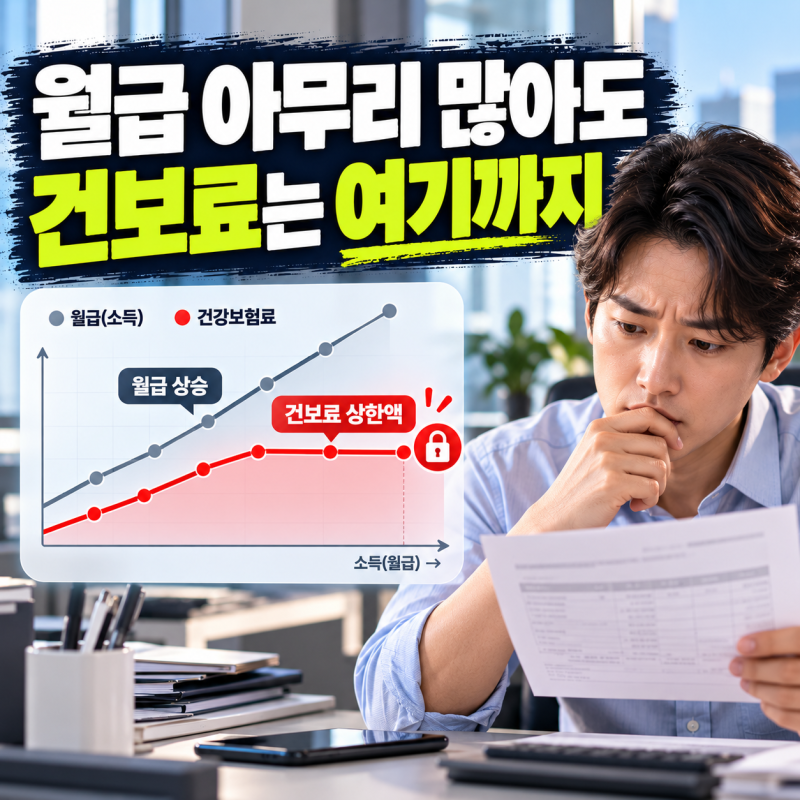 “건강보험료는 최대 얼마까지 낼까?” 상한액은