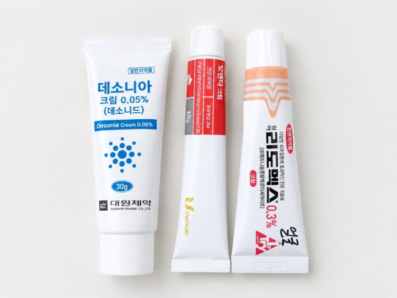 피부염으로 처방받은 데소니아·리도멕스·모멘타, 뭐가 다를까?