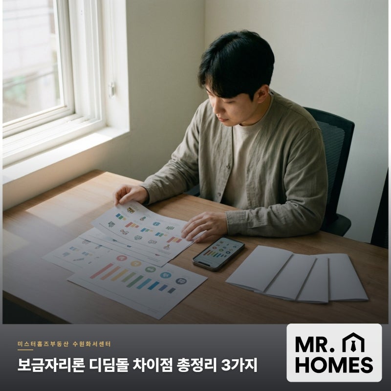 보금자리론 디딤돌 차이점 총정리 3가지
