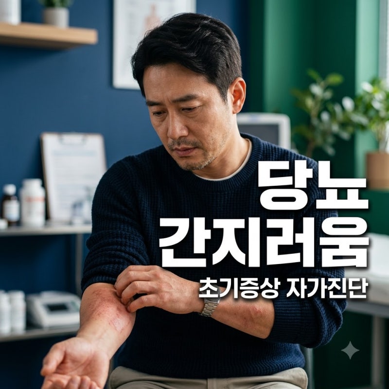당뇨 초기증상 간지러움 원인 3가지와 함께 나타나는 자가진단 신호