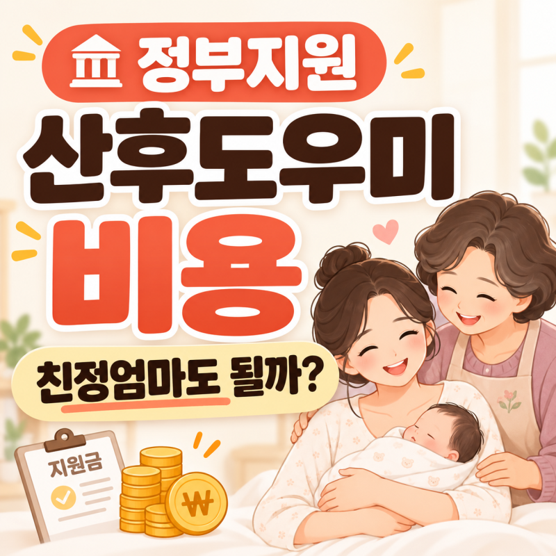 산후도우미 비용, 신청, 업체선택 부터 친정엄마 찬스까지