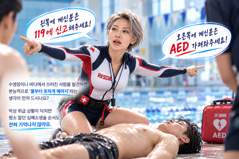[필기시험 개념정리] 14편 | 왼쪽에 계신분은 119에 신고해주시고, 오른쪽에 계신분은 AED가져....