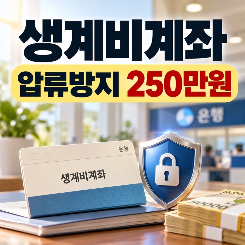 생계비계좌와 압류방지통장 차이｜기존 통장 있어도 만들 수 있을까?