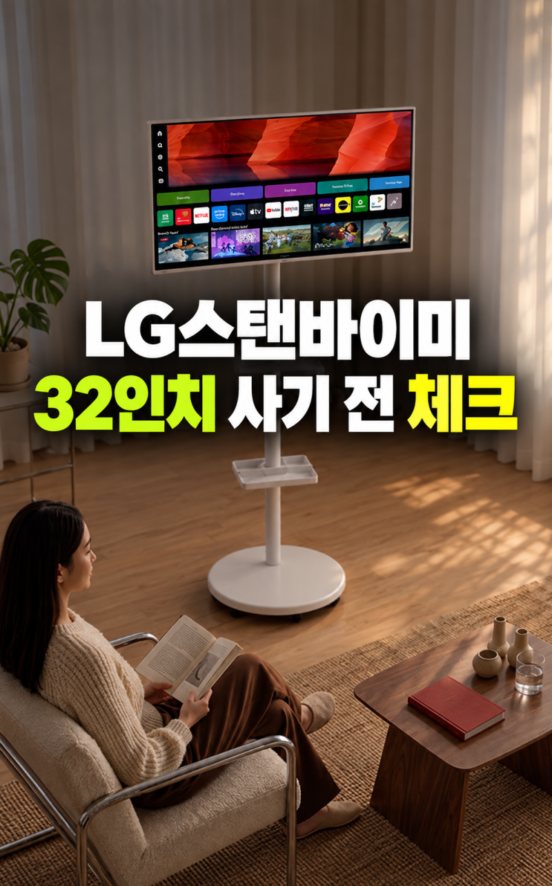 LG스탠바이미 추천 32인치 스마트TV 후기 추천 (+가격 할인)