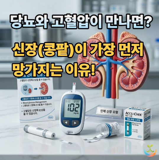 당뇨와 고혈압,신장 질환의 충격적 연결고리! 콩팥 망가뜨리는 악순환 끊는 관리가이드