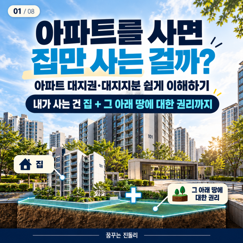 02 아파트를 사면 집만 사는 걸까? 아파트 대지권·대지지분 쉽게 이해하기
