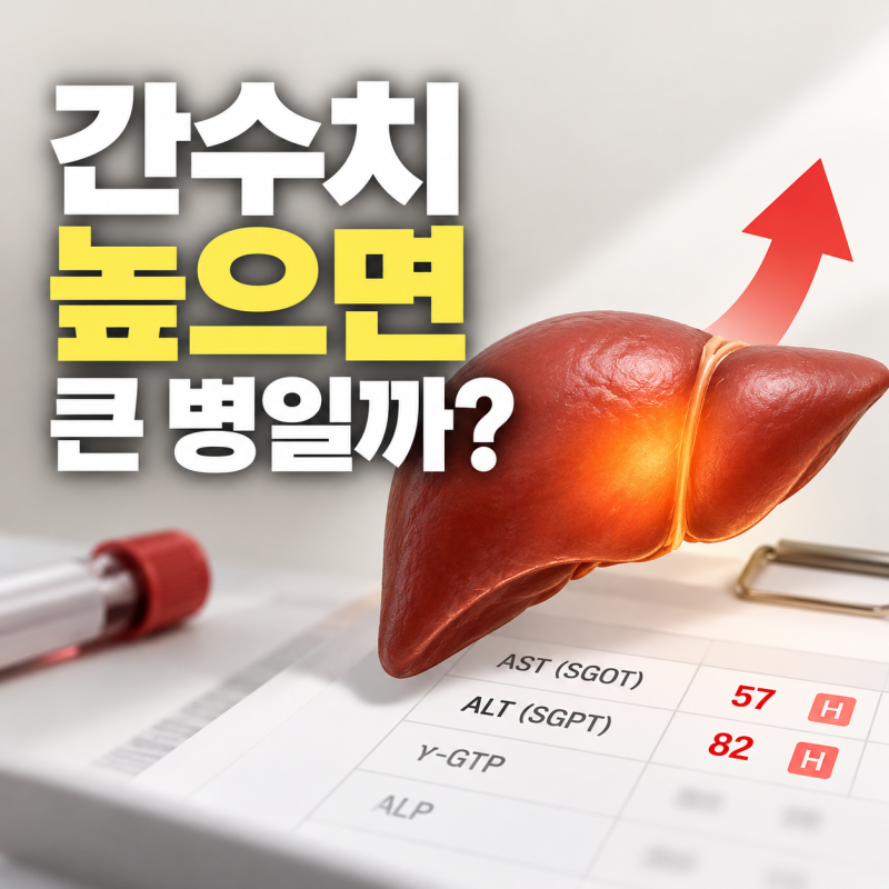 간수치 높으면 큰 병일까? AST·ALT 수치부터 확인해야 하는 이유