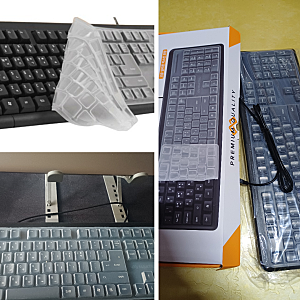 가성비 키보드 추천 맥스틸 키스킨 세트 MO-K100US 덮개가 신의 한수