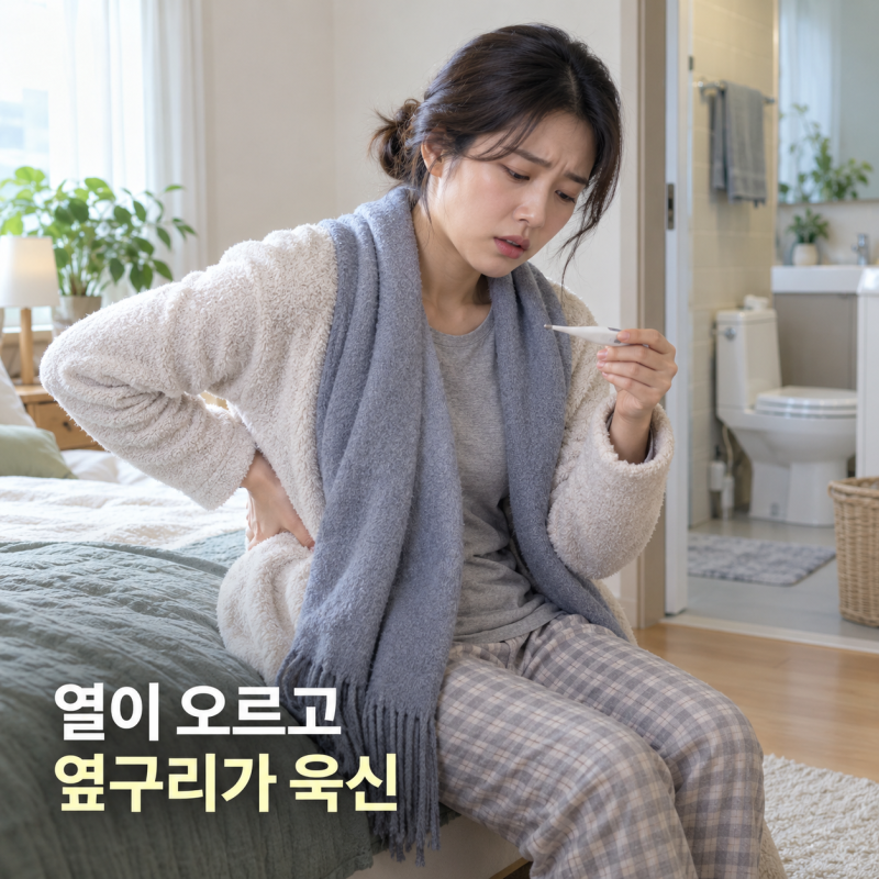열이 오르고 옆구리가 욱신한다면, 신우신염 증상과 원인을 확인할 때