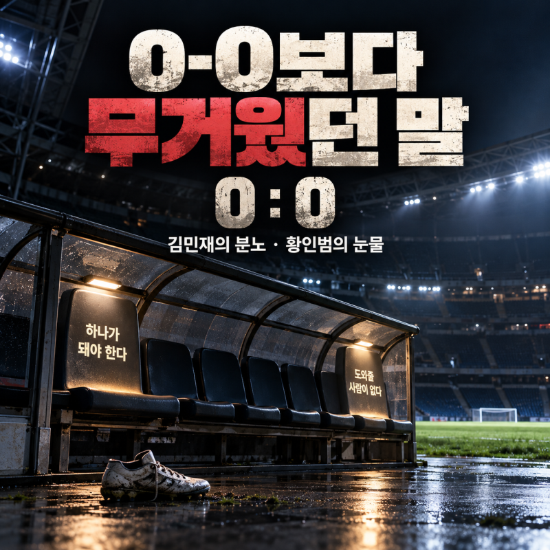 김민재는 분노했고 황인범은 울먹였다｜베네수엘라전 0-0보다 더 충격적이었던 경기 후 인터....
