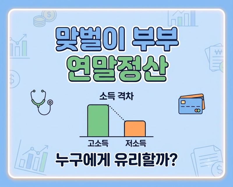 맞벌이 부부 연말정산: 부양가족 의료비 누구에게 유리할까?