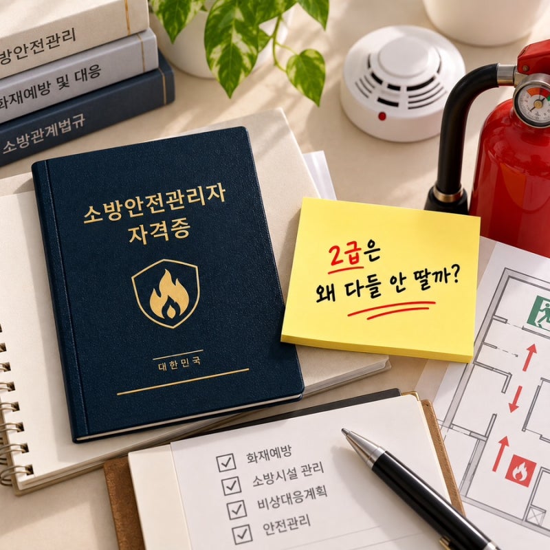 소방안전관리자, 1급 말고 2급은 왜 다들 안 딸까