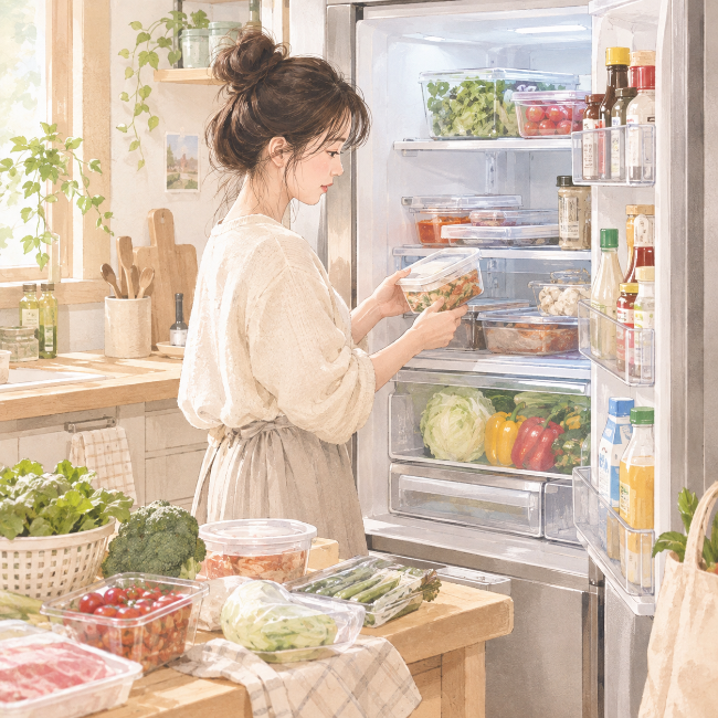 냉장고 정리법, 식재료 오래 보관하려면 어디에 넣어야 할까?