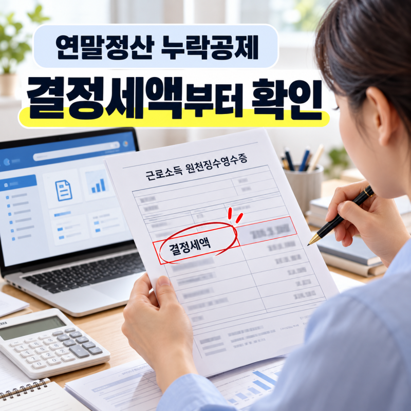 연말정산 공제 빠뜨렸다면? 경정청구 전에 ‘결정세액’부터 확인하세요