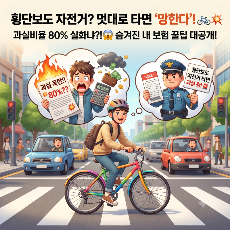 자전거 교통사고 났을 때 대처법! 억울한 과실비율 막고 똑똑하게 보상받는 완벽 가이드