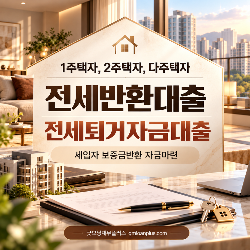 전세 퇴거자금대출 · 보증금 반환대출로 세입자 전세금 반환 부담 해결하는 방법