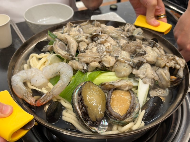 논산 강경해물칼국수 대전본점 유성 굴칼국수맛집