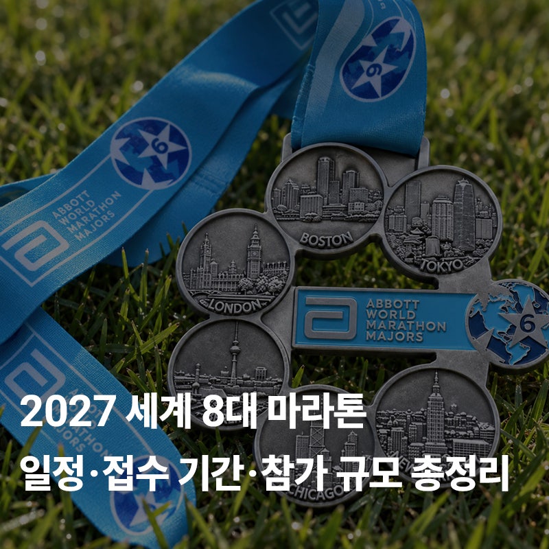 2027 세계 8대 마라톤 일정·접수 기간·참가 규모 총정리