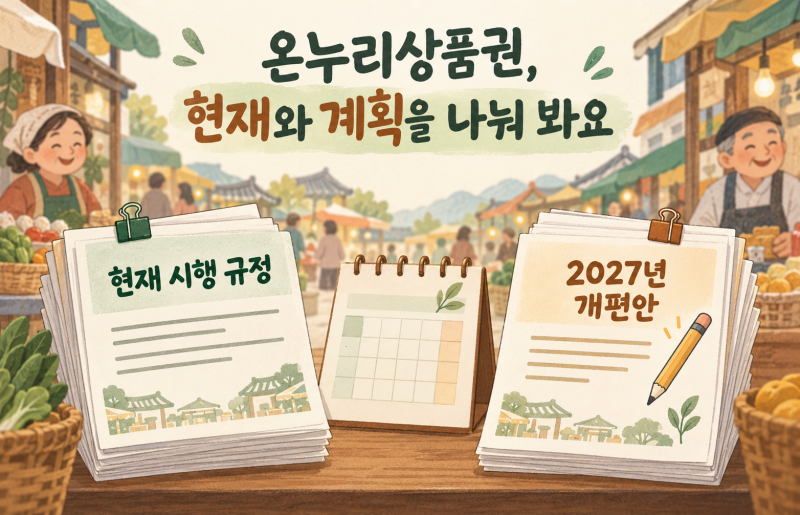 온누리상품권 개편안, 2027년 할인과 환급은 어떻게 달라질까요? ️