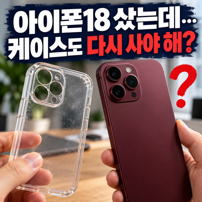 “아이폰18 샀으니 케이스도 새로?” 결제 전에 확인하면 돈 아끼는 한 가지