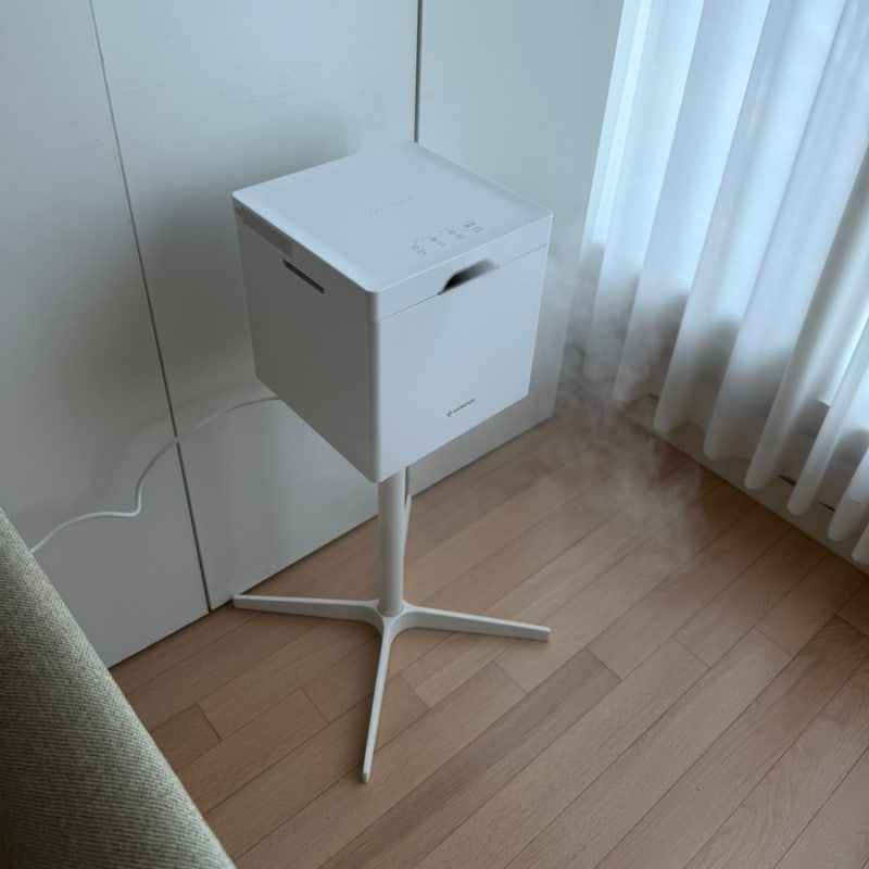 아기 가습기추천 풍부한 가습량 대용량, 세척 편한 케어팟 큐브 프로 X55V 후기