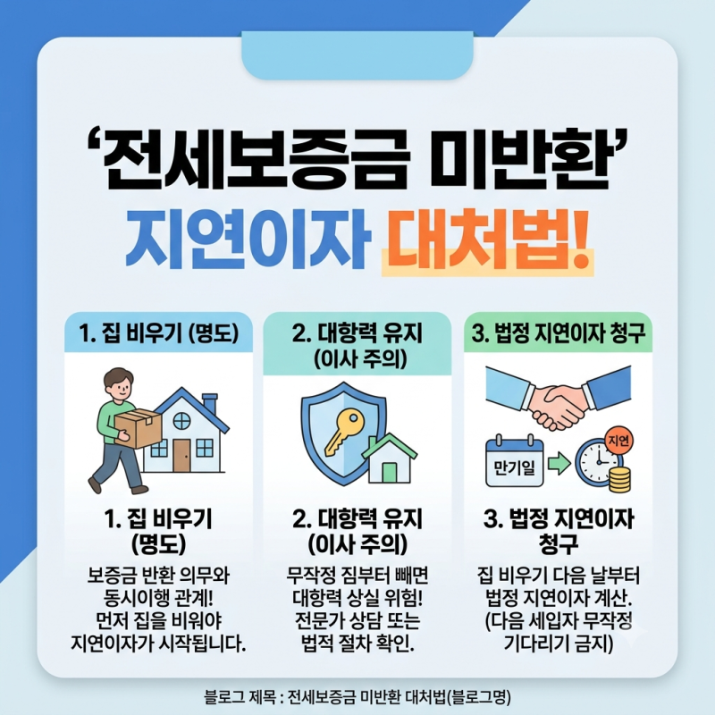 전세보증금 미반환 지연이자 대처법
