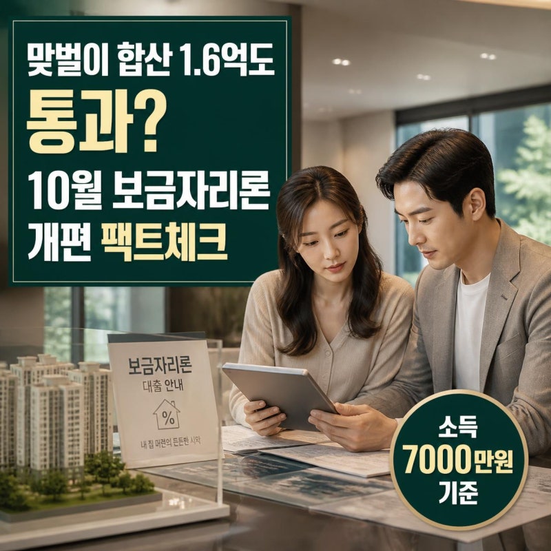 2026년 보금자리론·청년전세 완화 총정리, 내 집 마련 실전 계산법 (feat.청년전세보증)
