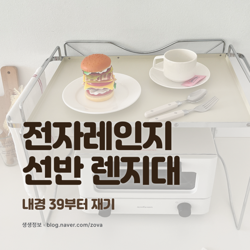 전자레인지 선반 중형 1단, 큰 옵션까지 봐야 하나요