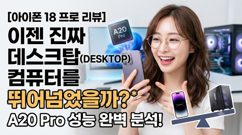 아이폰 18 프로가 데스크탑 성능을 넘었다는 벤치마크, 과연 사실일까