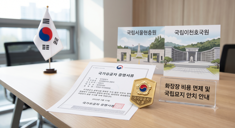 [국가유공자 장례절차 총정리] 화장장 비용 면제부터 국립현충원·호국원 안치 신청 방법까....