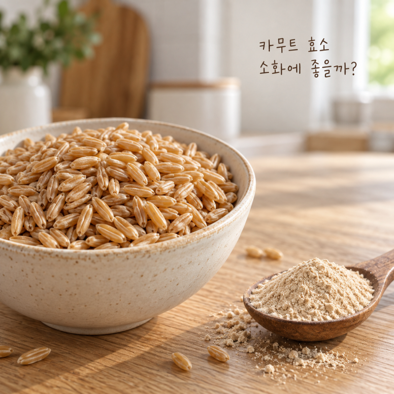 소화에 좋다는데, 어디까지일까? 카무트 효소 효능