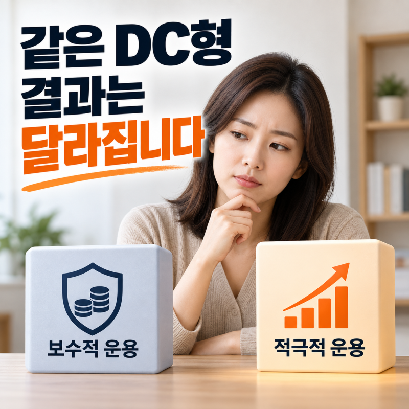 퇴직연금 DC형, 회사가 넣고 끝이 아닙니다… DB형과 다른 건 ‘내 운용’입니다